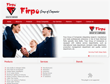 Tablet Screenshot of firpogroup.com